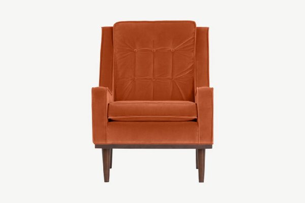 scott armchair orange 100 1