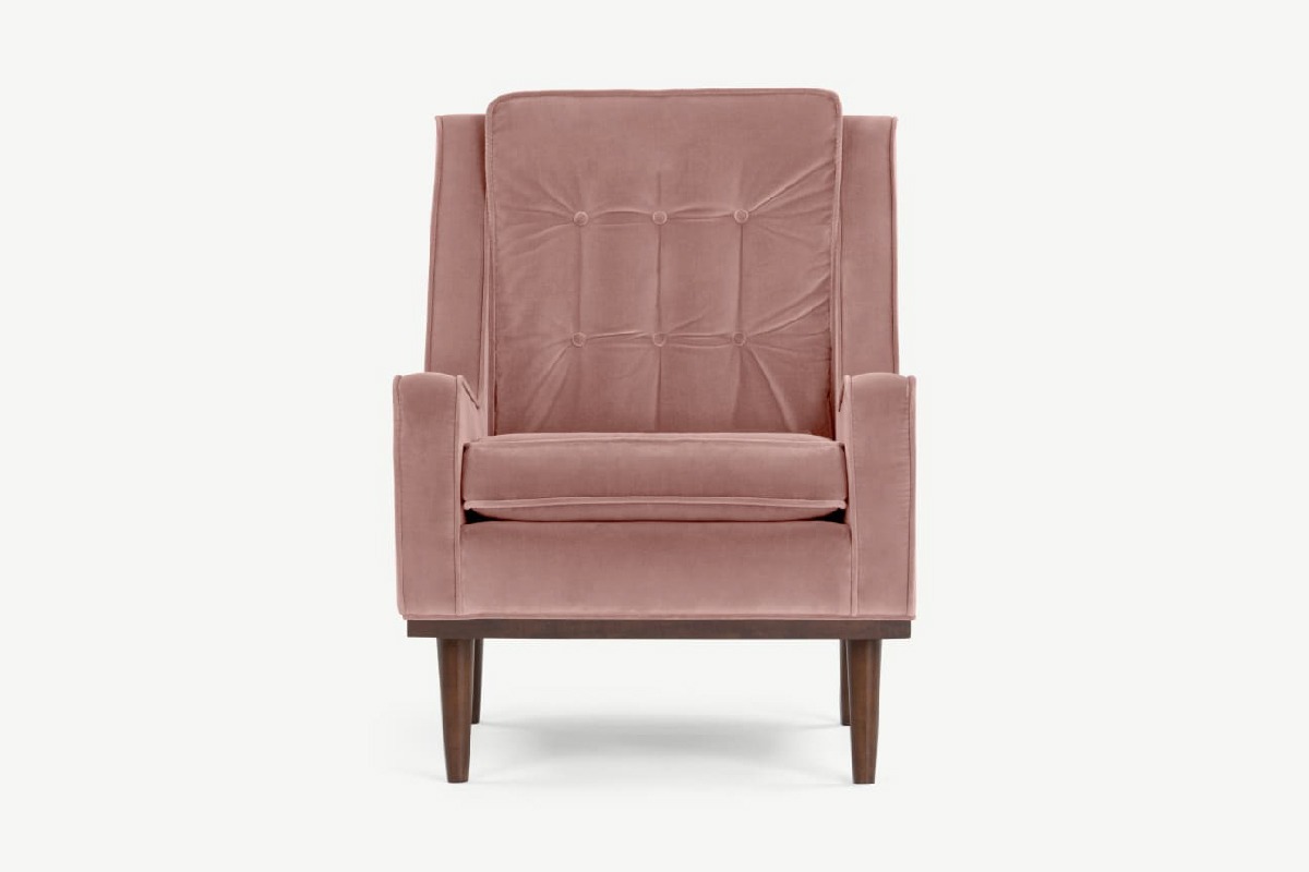 scott armchair pink 100