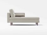 Hayes Chaise Front Leather White