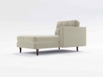 Hayes Chaise Side Angle Leather Cream