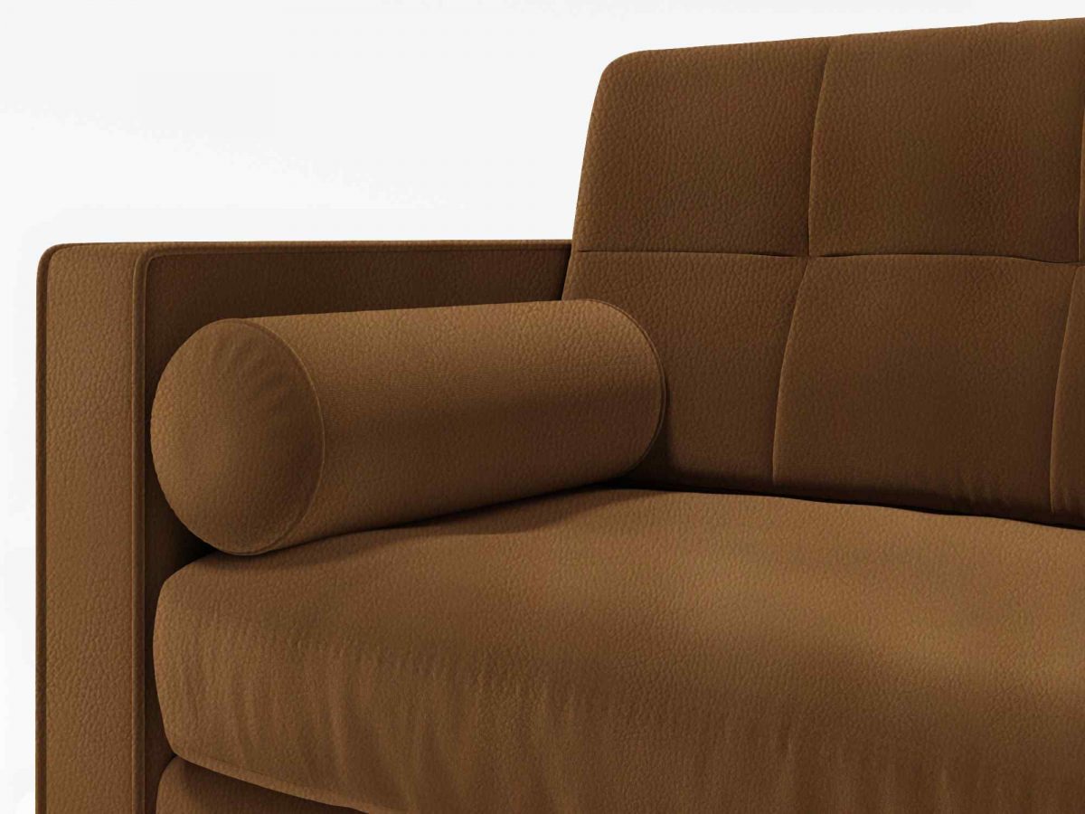 Hayes Corner Cushion Zoom Leather Tan