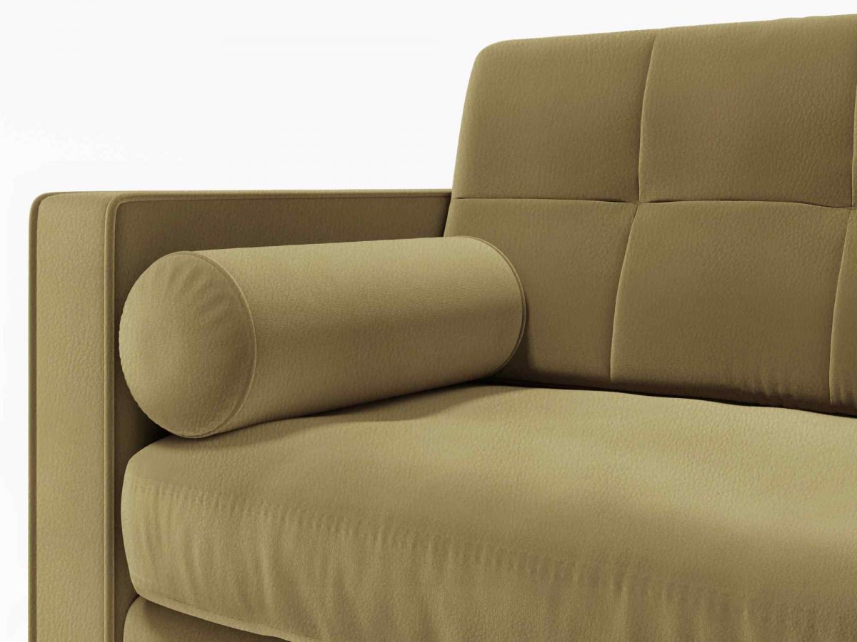 Hayes Single Seater Cushion Zoom Leather Pebble