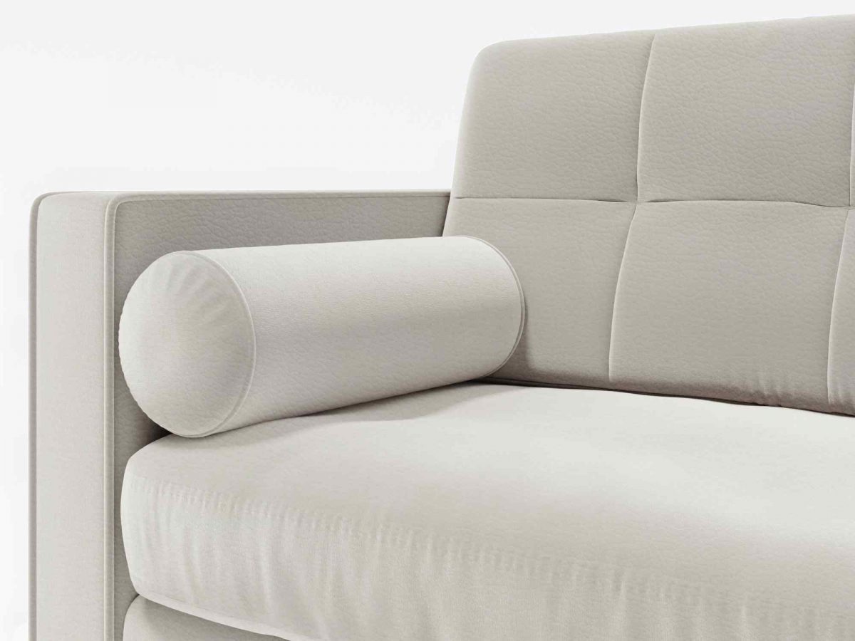 Hayes Single Seater Cushion Zoom Leather White