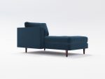 Jacob Chaise Lounge Left NF 03 Lather Navy Blue