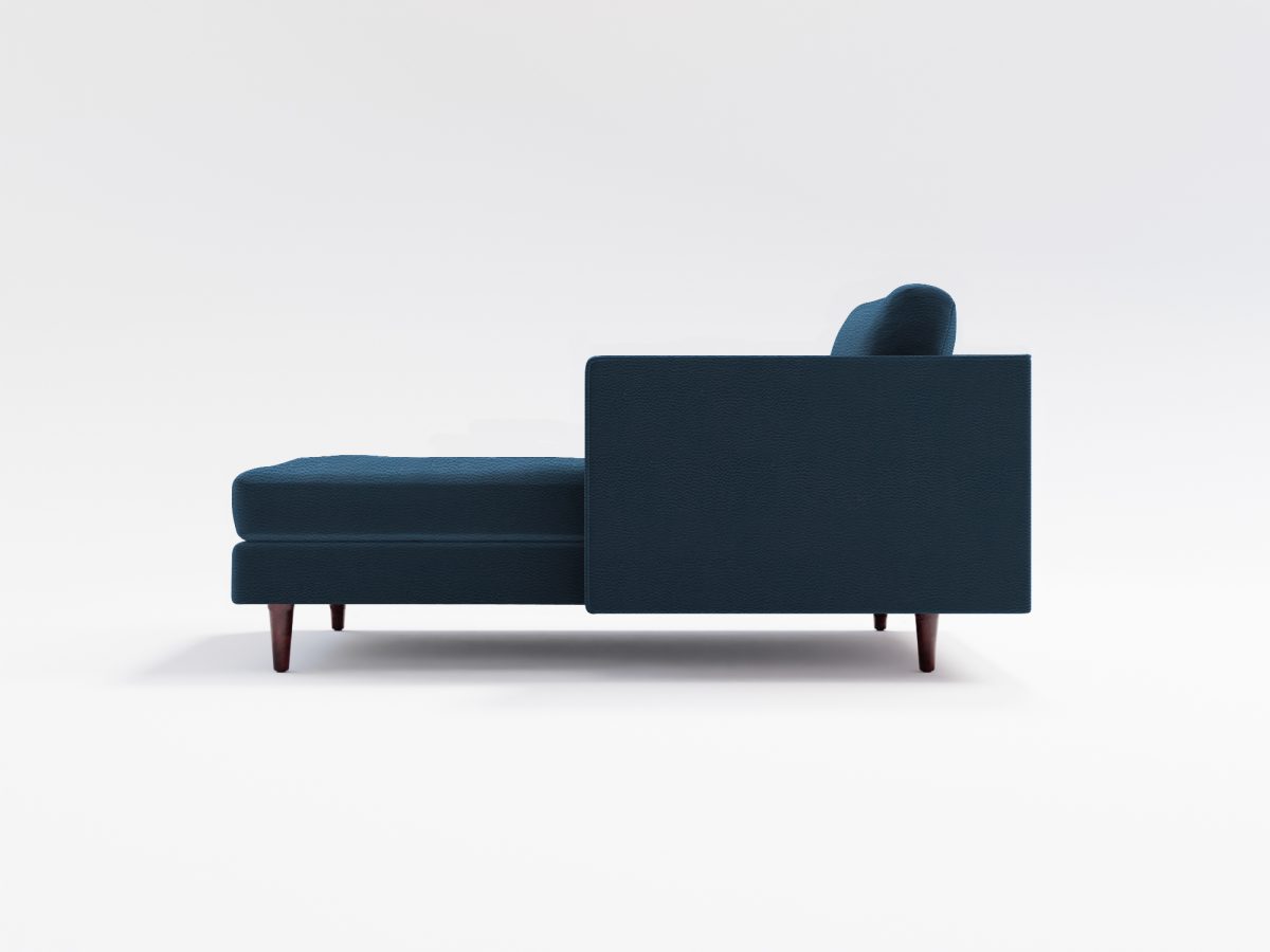 Jacob Chaise Lounge Right NF 04 Lather Navy blue