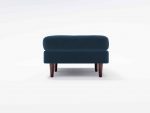 Jacob Footstool NF2 Lather Navy Blue