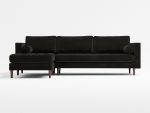 Scott 4 Seater Front Lather Black