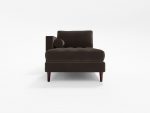 Scott Chaise Lounge Side Lather Grey