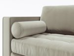 Scotto 4 Seater Cushion Zoom Leather LT Grey