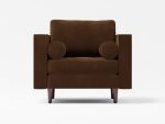 Scotto Single Seater Front Leather Brown