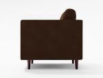 Scotto Single Seater Side Leather Brown